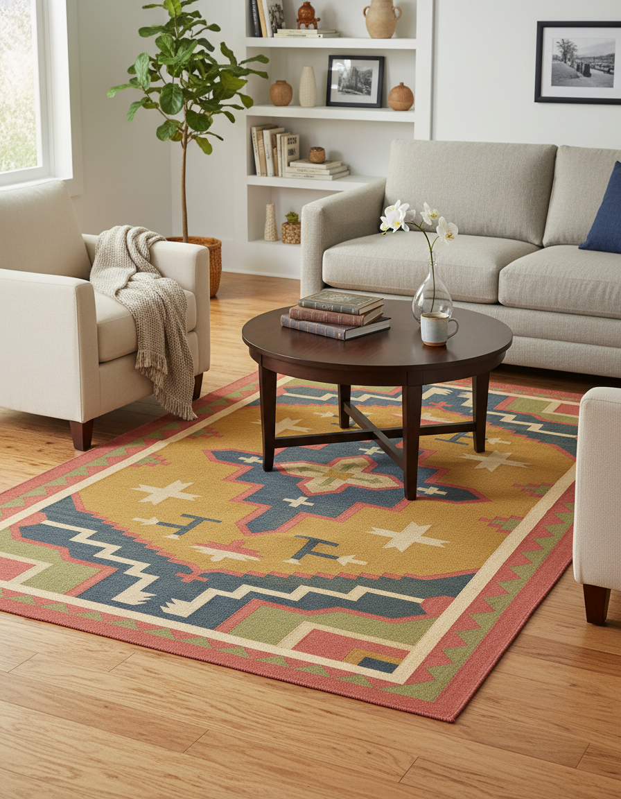 Stone-Washed Handwoven Cotton Dari