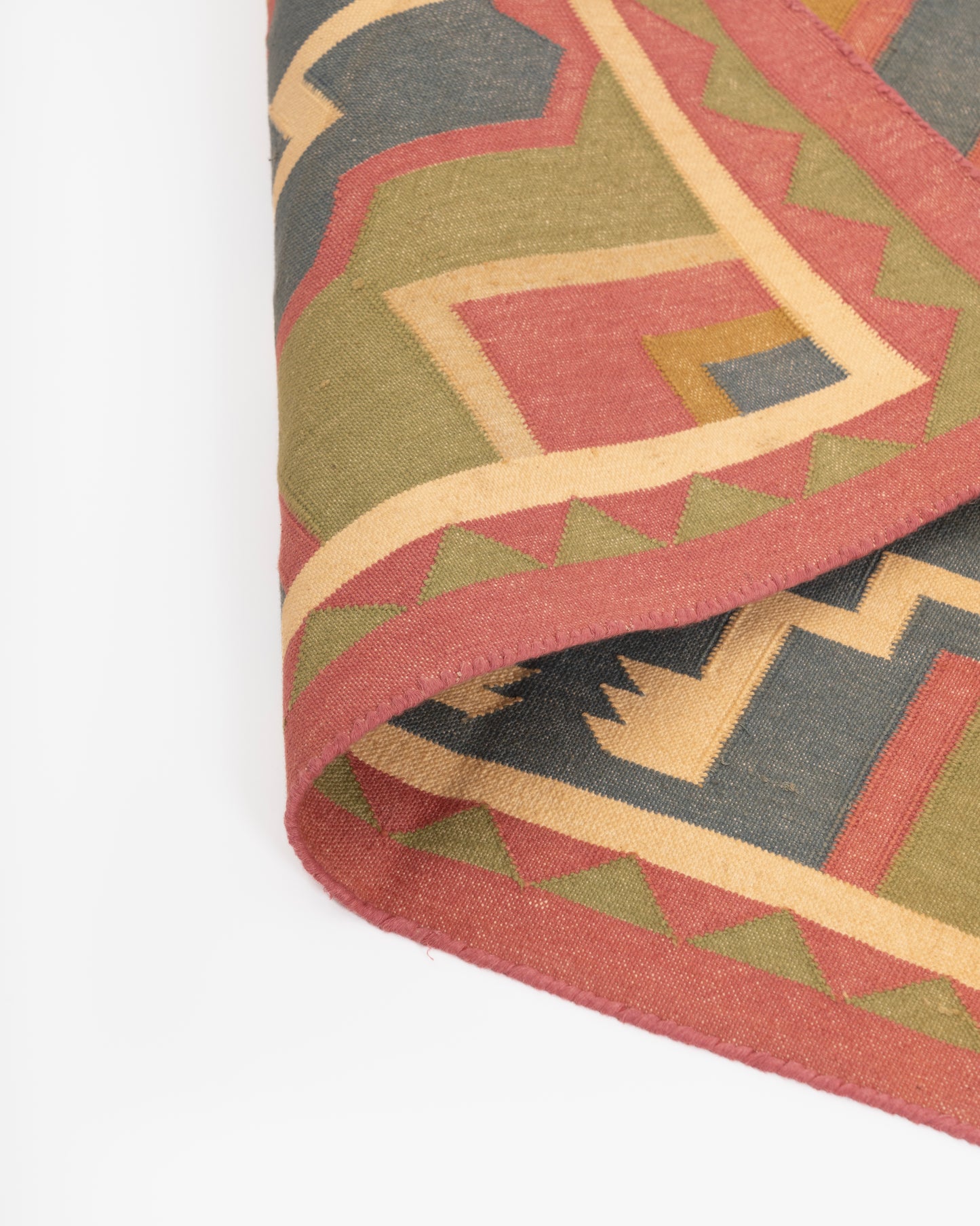 Stone-Washed Handwoven Cotton Dari