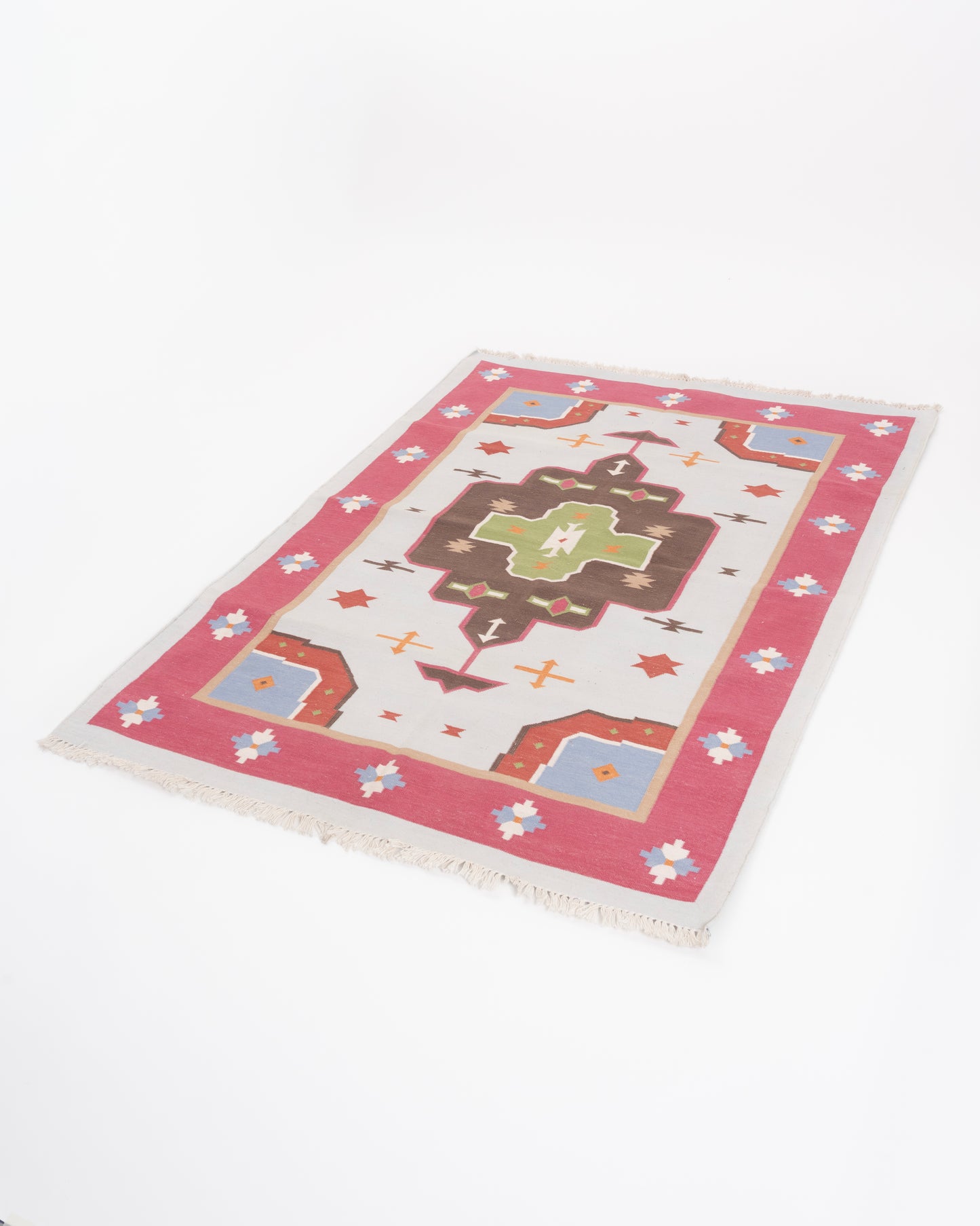 Stone-Washed Handwoven Cotton Dari