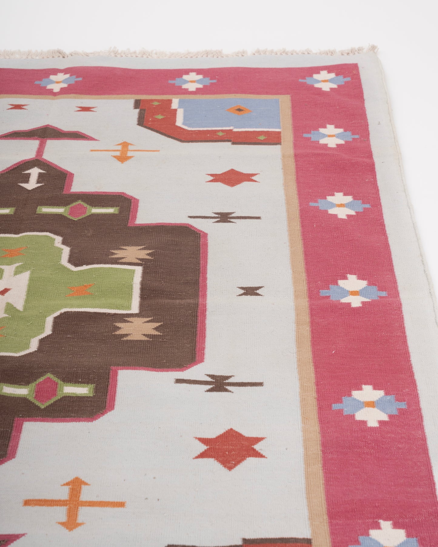 Stone-Washed Handwoven Cotton Dari