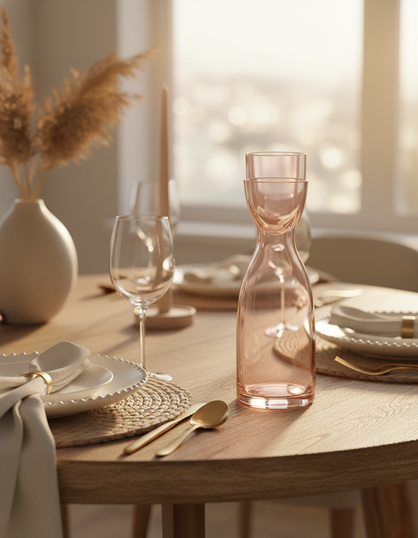 MR & MRS Water Jug & Cup Night Set