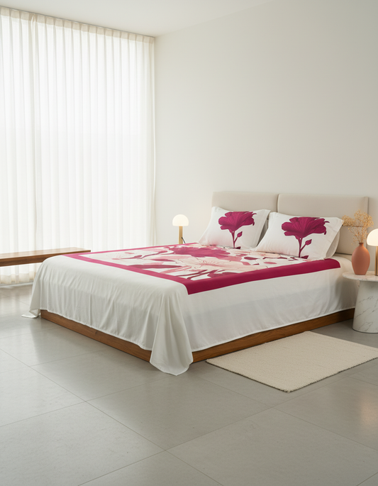 Athenas – 400 TC Printed Bedsheet (D4)