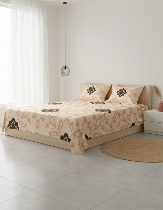 Athenas – 400 TC Printed Bedsheet (D5)