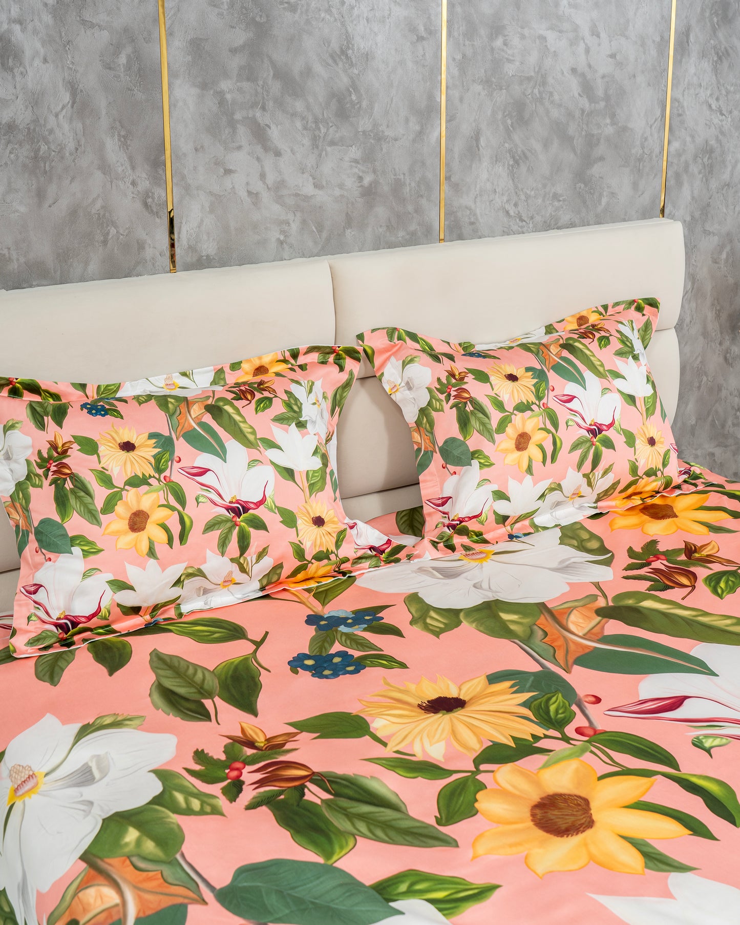 Elysian – 600 TC Printed Bedsheet (D9)