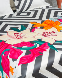 Elysian – 600 TC Printed Bedsheet (D12)