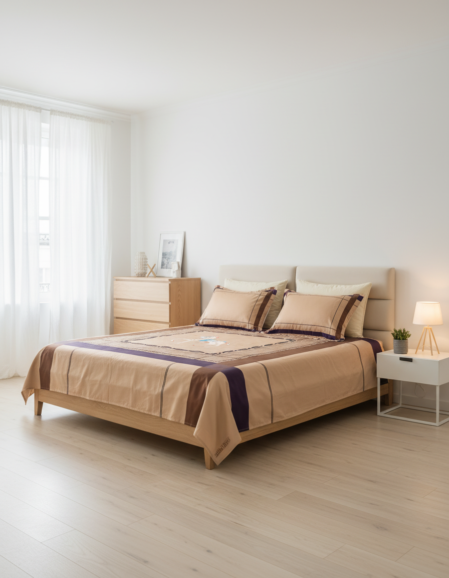 Elysian – 600 TC Printed Bedsheet (D13)