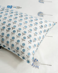 Emerald – Handblock Print Bed Sheet Set (D5)