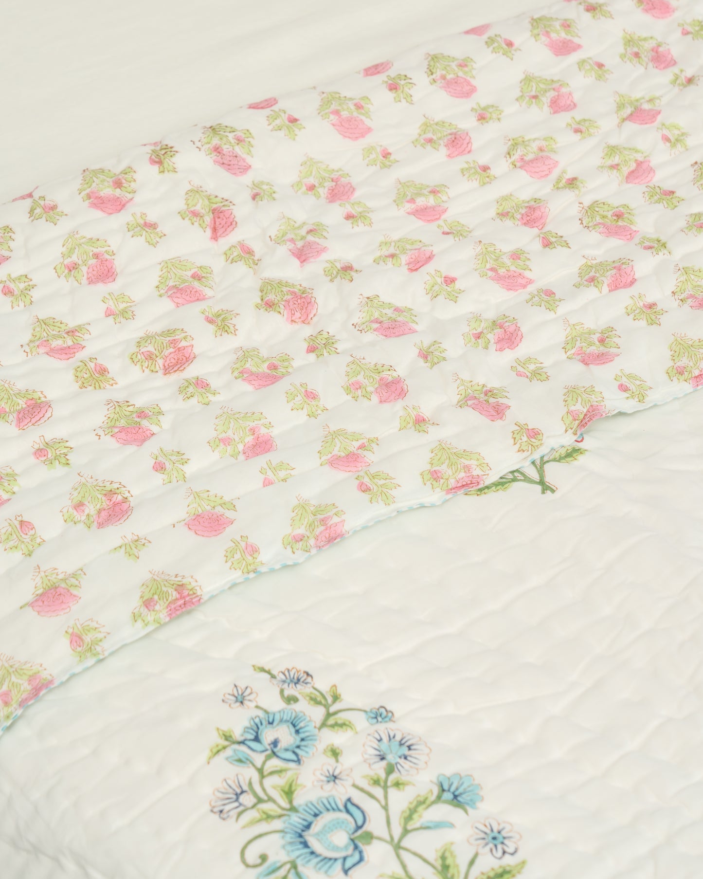 Saanjh Hand Block Quilt