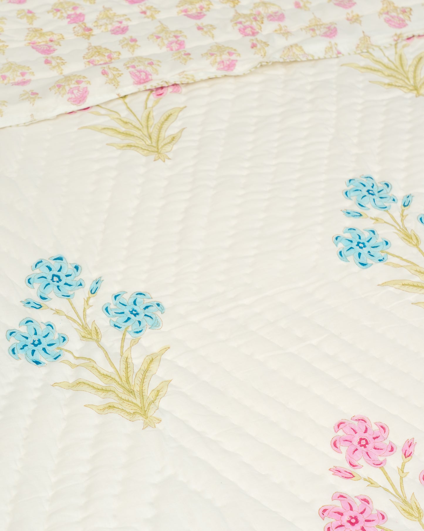 Saanjh Hand Block Quilt