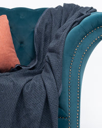 Soft Acrylic Wavy-Pattern Throw - Amitie