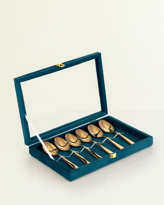 Carlton Dinner Spoon Gold Set 6 Pcs