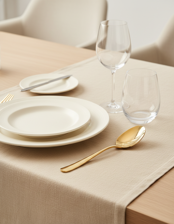 Carlton Dinner Spoon Gold Set 6 Pcs