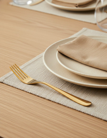 Carlton Dinner Fork Gold Set 6 Pcs