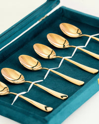 Carlton Dessert Spoon Gold Set 6 Pcs