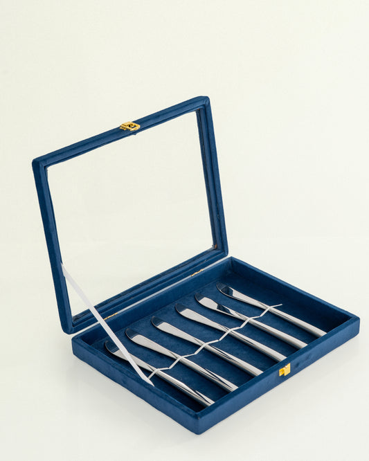 Talia Dinner Knife Silver Set 6 Pcs