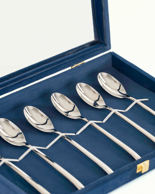 Talia Dessert Spoon Silver Set 6 Pcs