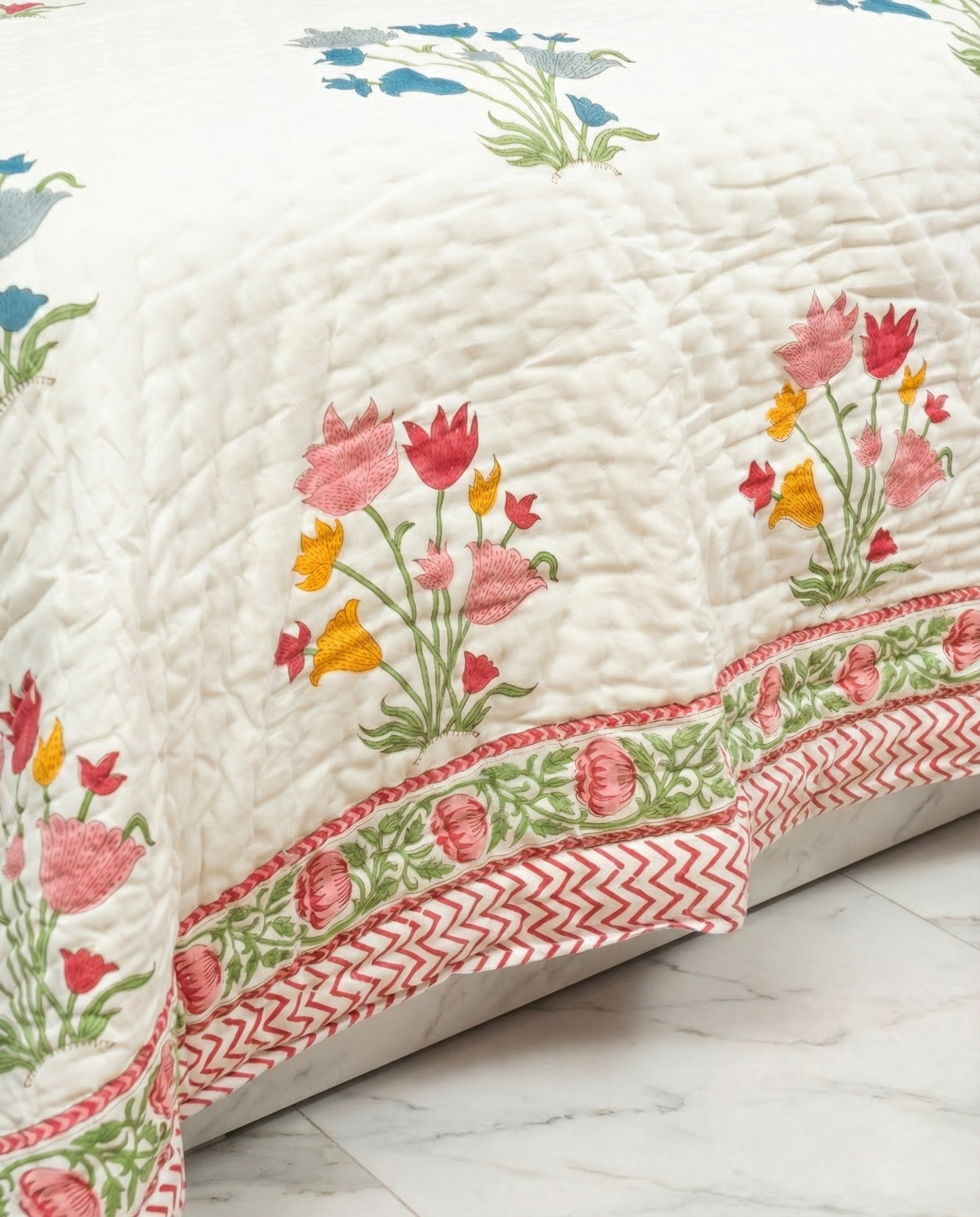 Saanjh Hand Block Quilt