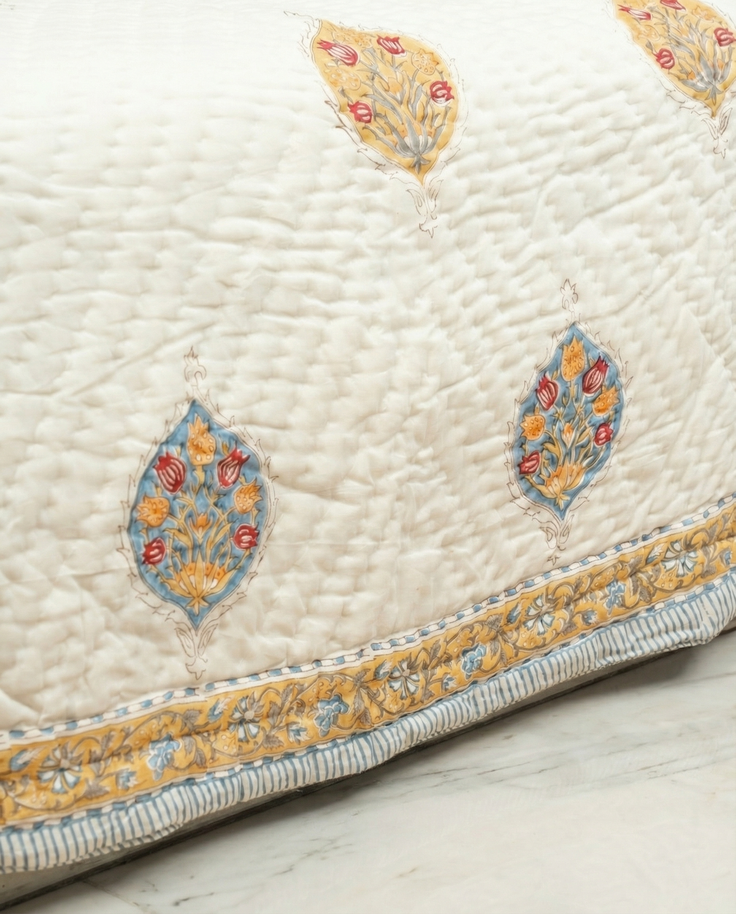 Saanjh Hand Block Quilt