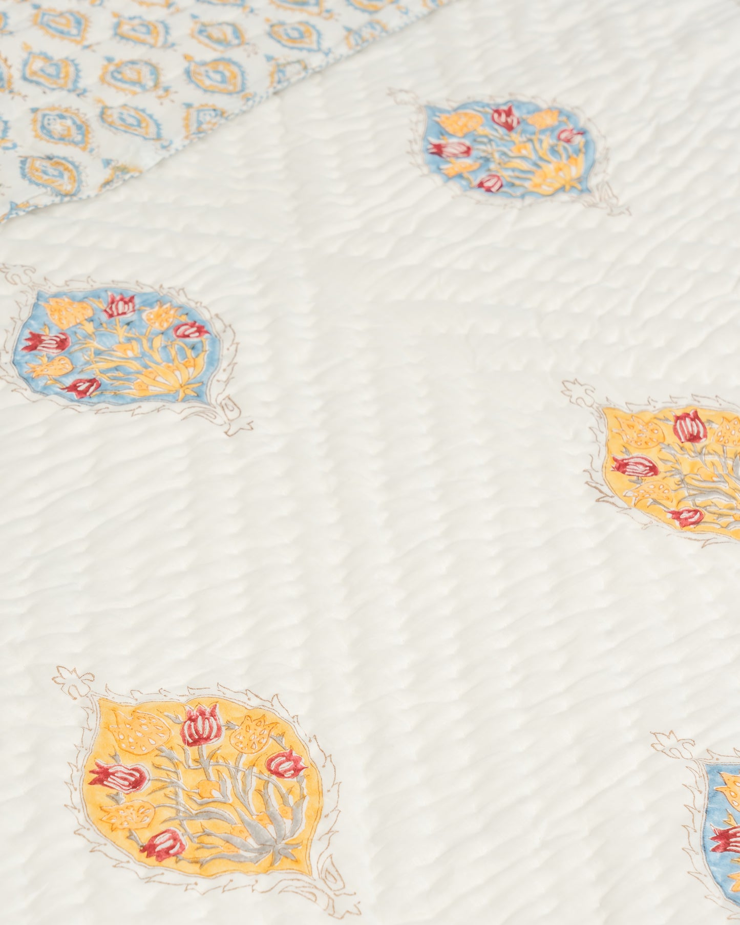 Saanjh Hand Block Quilt