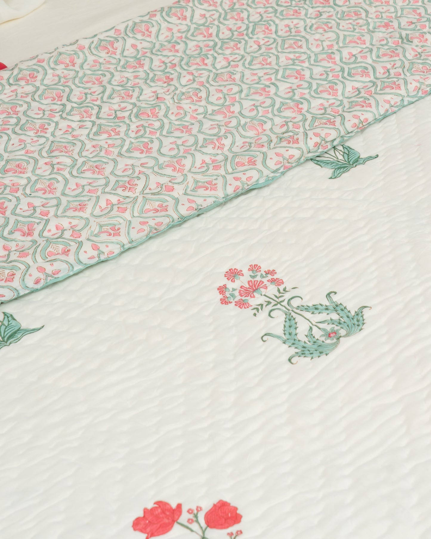 Saanjh Hand Block Quilt