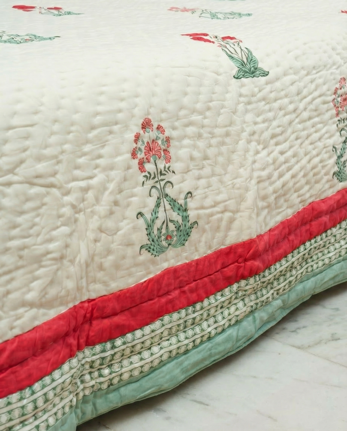 Saanjh Hand Block Quilt