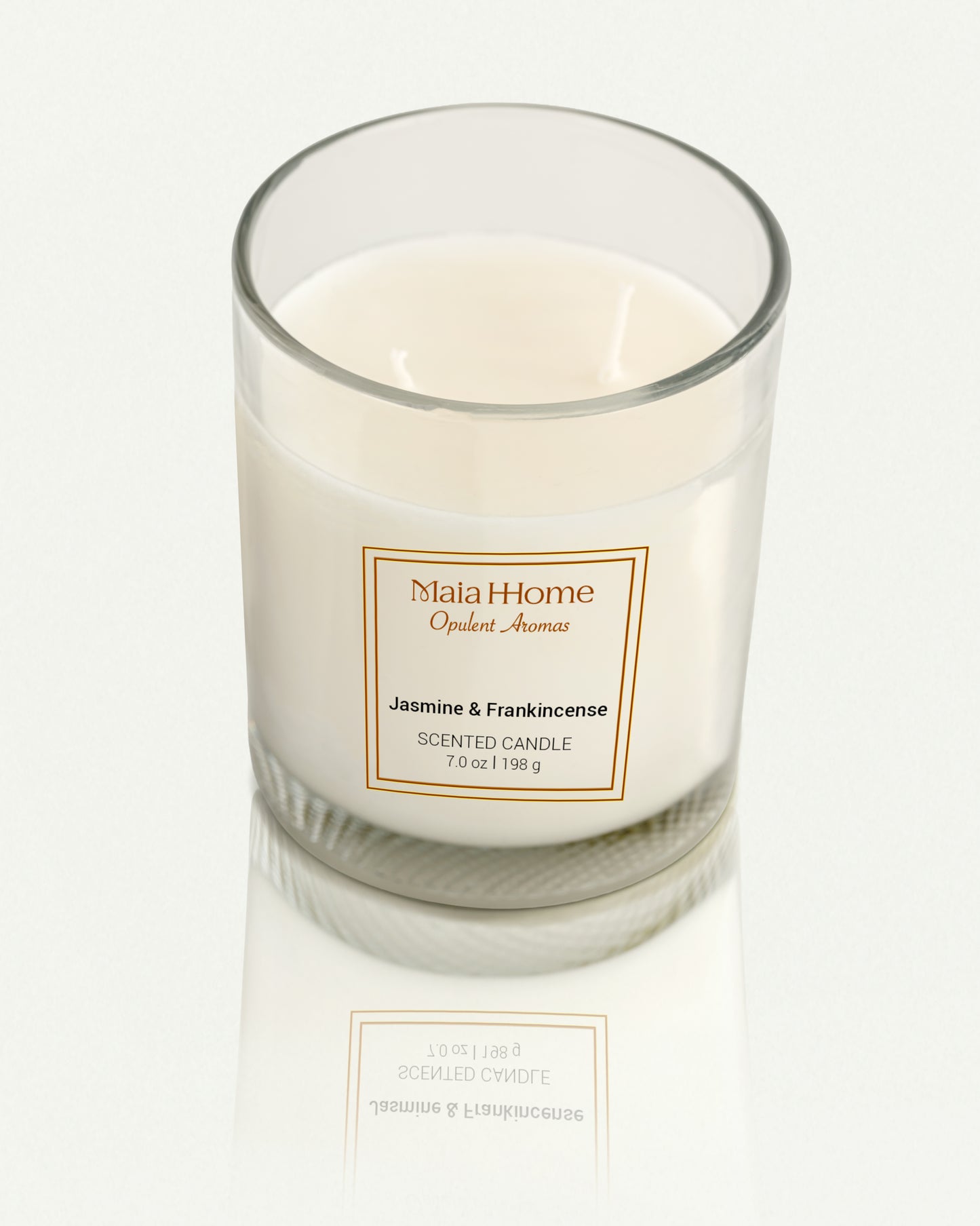 Jasmine & Frankincense Scented Candle