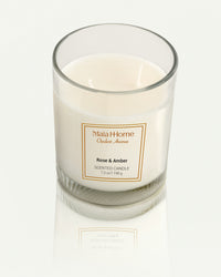 Rose & Amber Scented Candle
