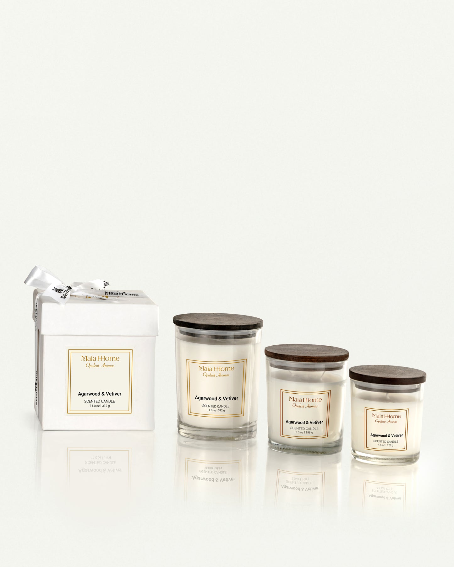 Agarwood & Vetiver Scented Candle