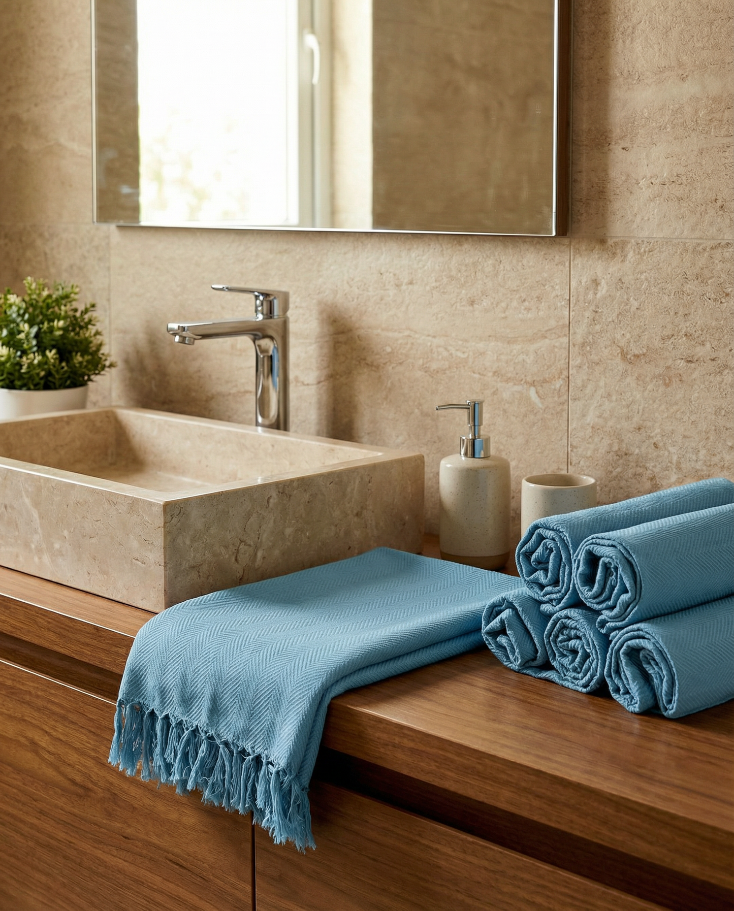 Chevron 100% Premium Cotton Hammam Towel