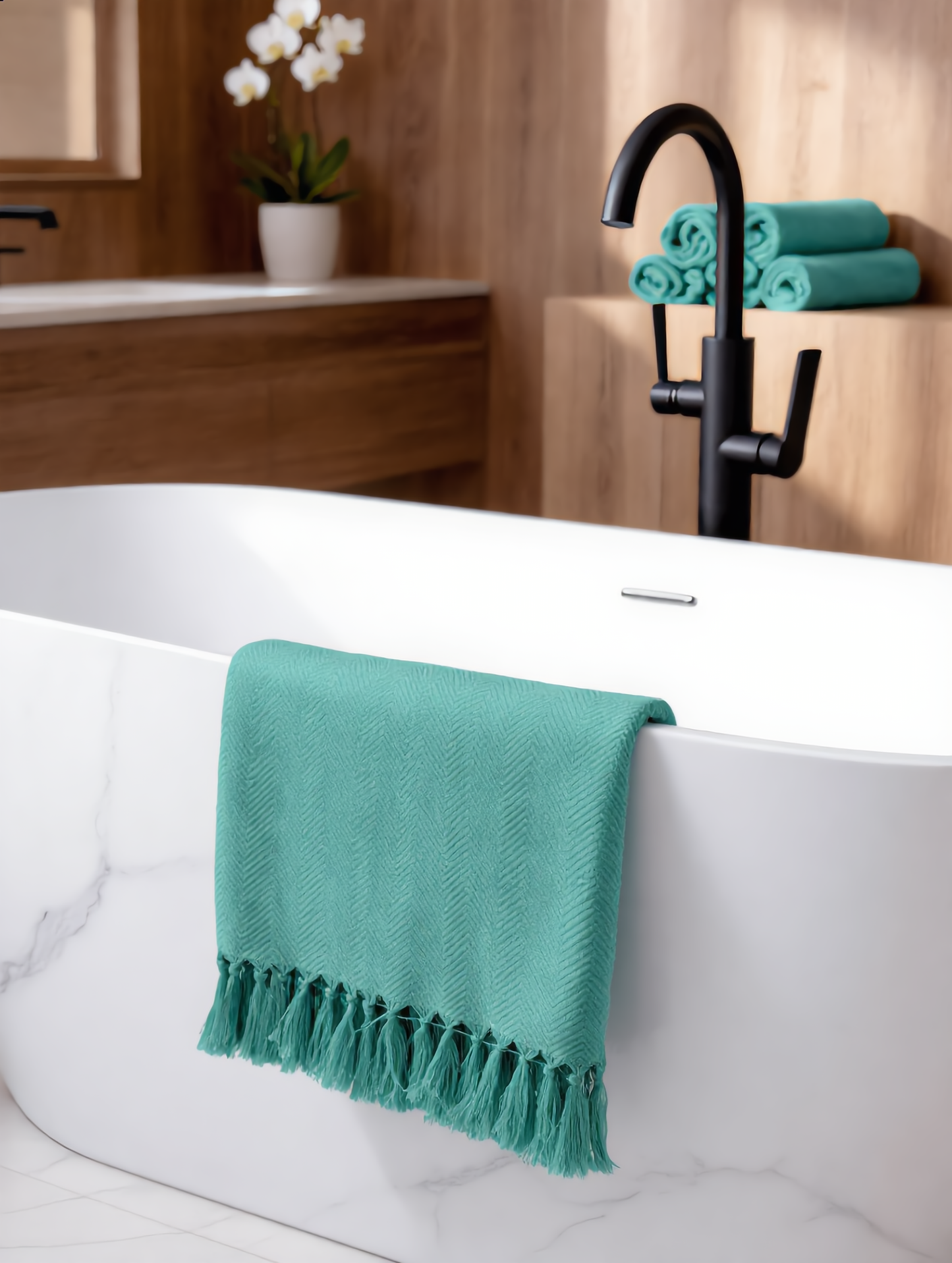 Chevron 100% Premium Cotton Hammam Towel