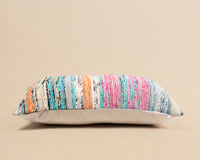 Handwoven Striped Rectangular Cushion - Naisha 102