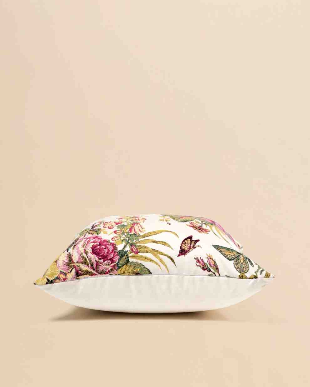 Vintage Jacquard Floral Tapestry Cushion - Veronica 101