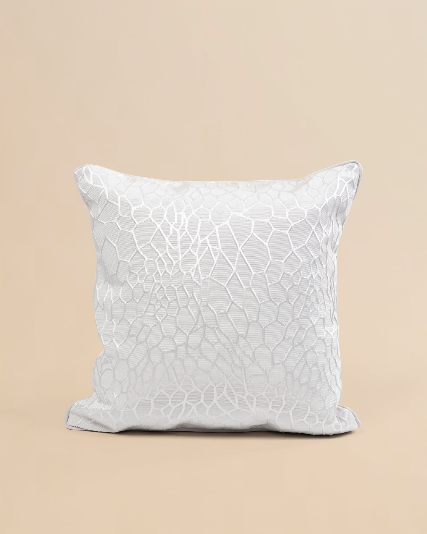 Textured Jacquard Mosaic Cushion - Kettle N 104