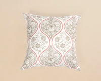 Jaipur-Style Ogee Lattice Cushion - Verse Apple 603