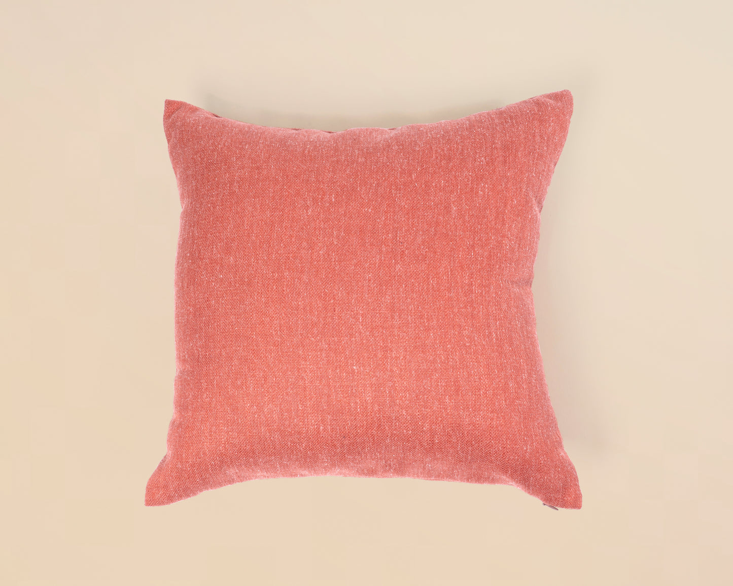 Terracotta–Coral Textured Cushion - Ontario 101
