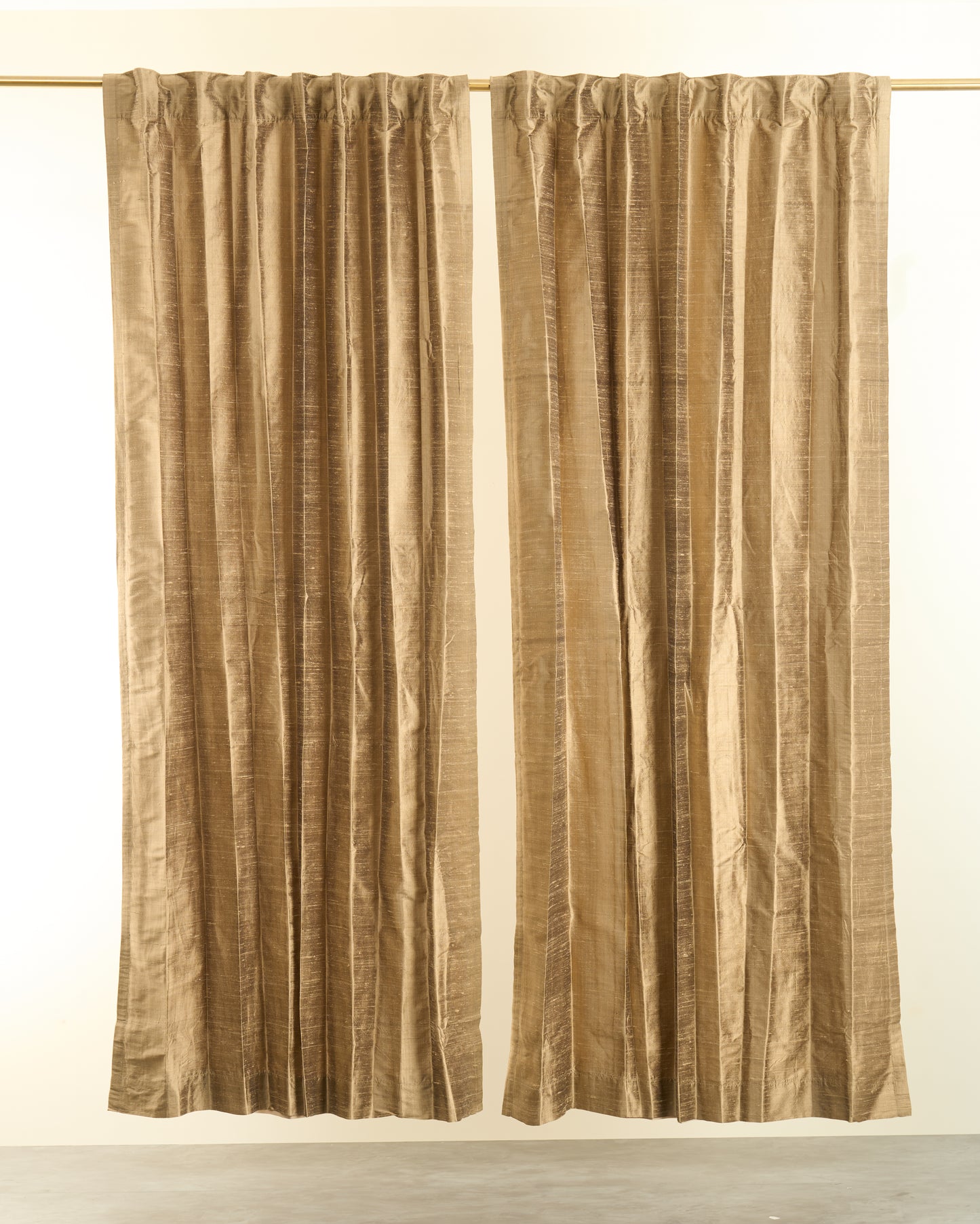 Dupion Silk Curtain - Silk Serenity