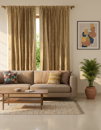 Dupion Silk Curtain - Silk Serenity