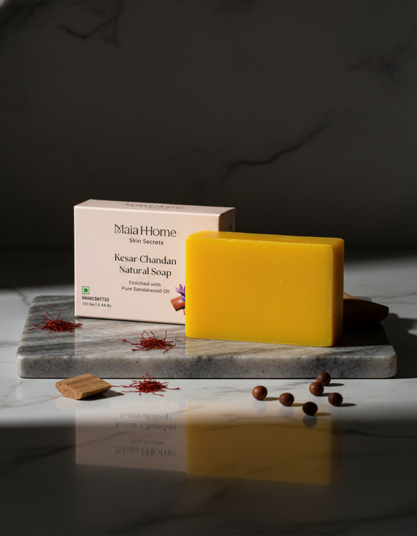 Kesar Chandan Handcrafted Soap