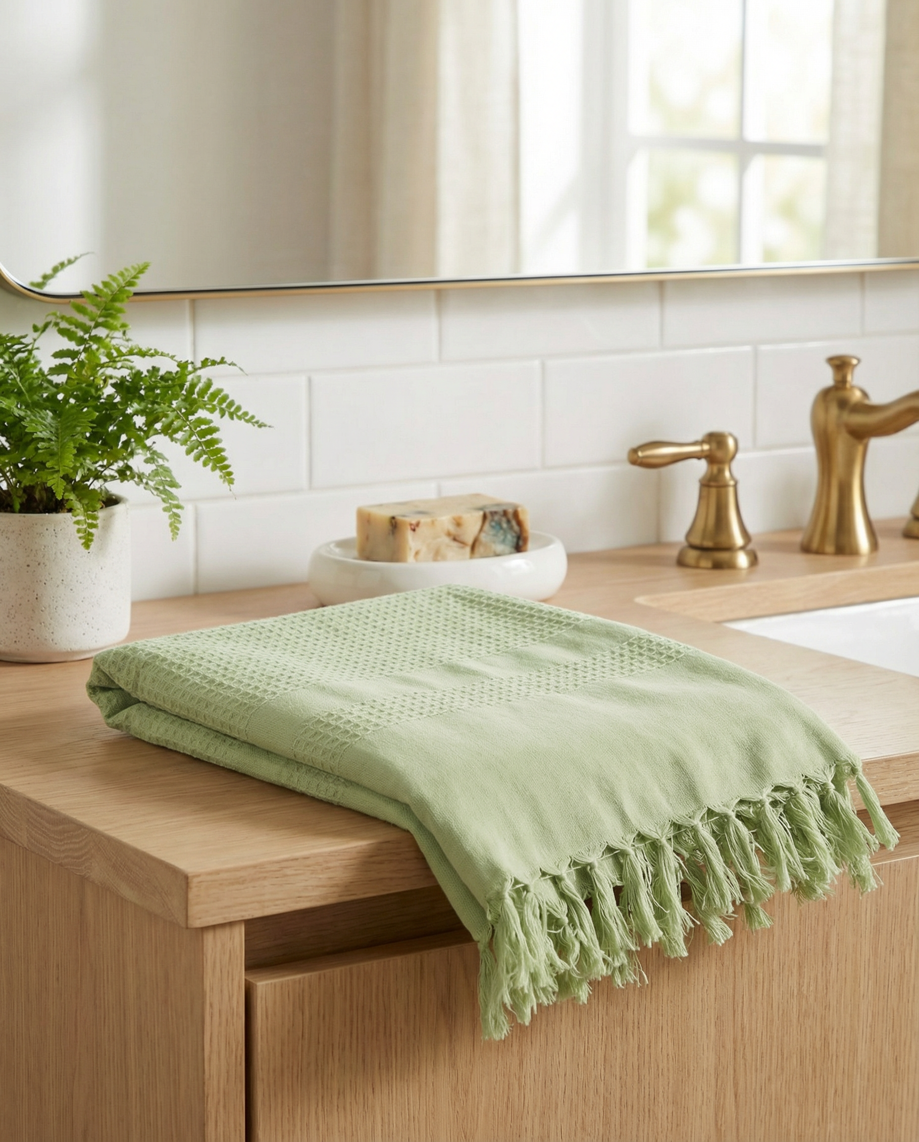 Waffle Whisper Hammam Towel