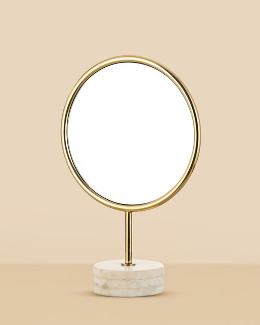 Table Top Round Mirror