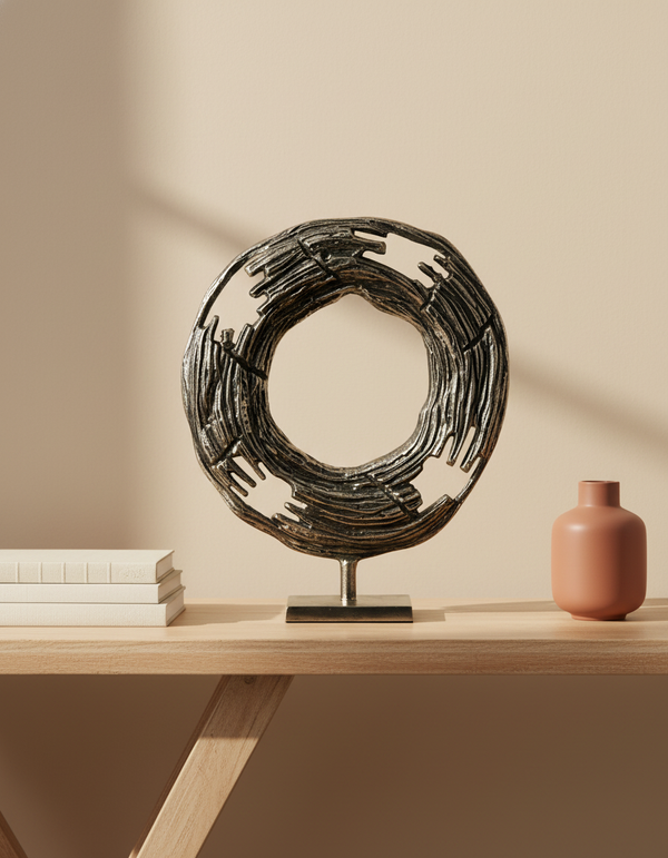 Round Metal Sculpture