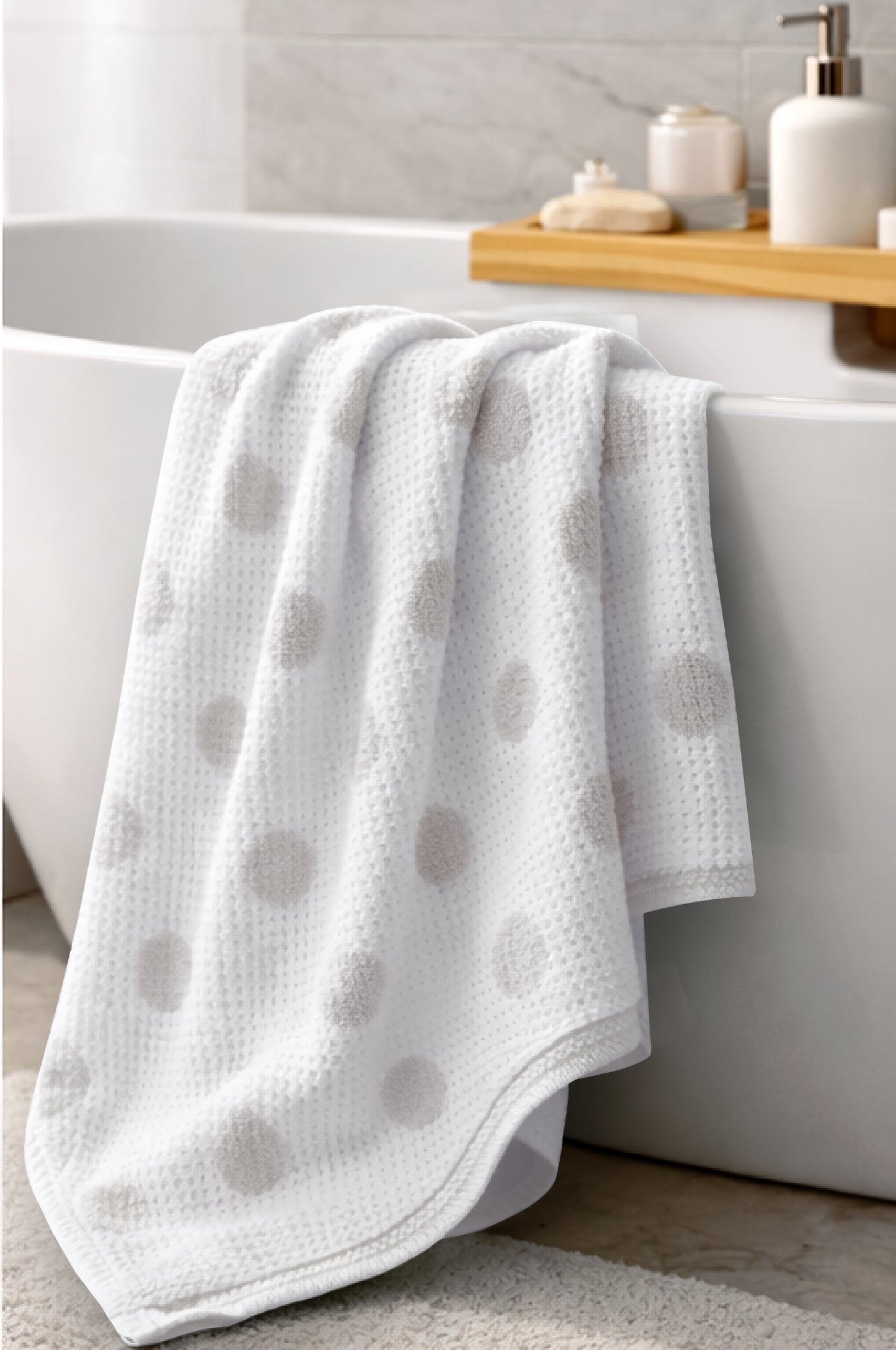 Yura 100% Premium Cotton Waffle Weave