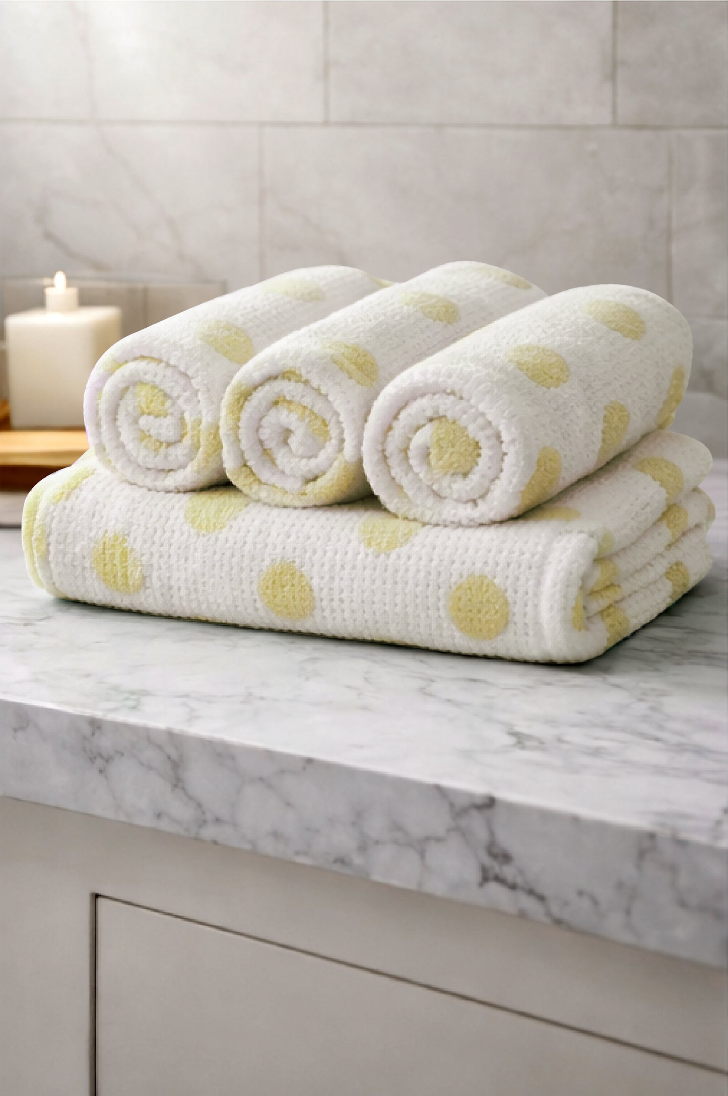 Yura 100% Premium Cotton Waffle Weave