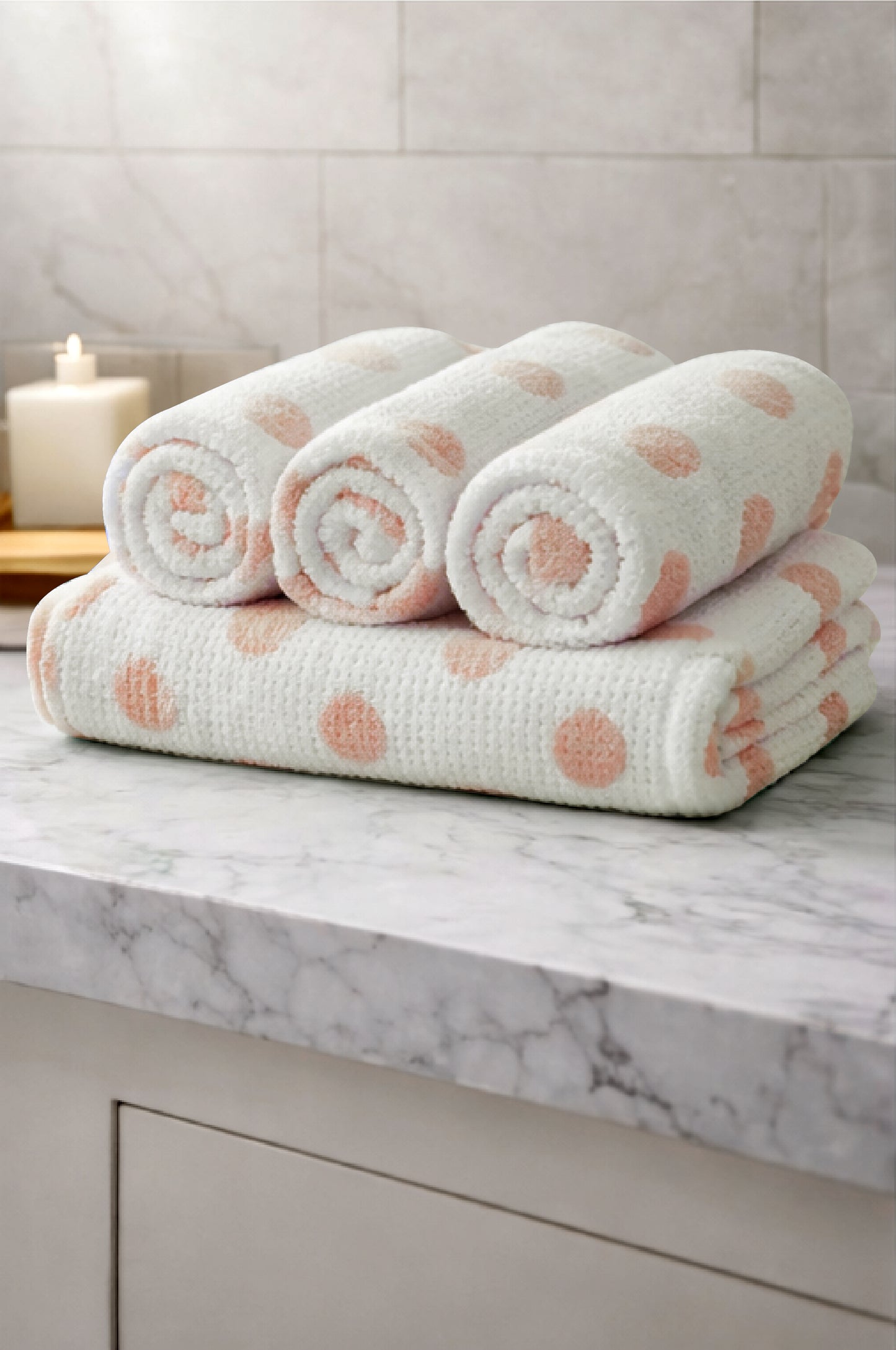 Yura 100% Premium Cotton Waffle Weave