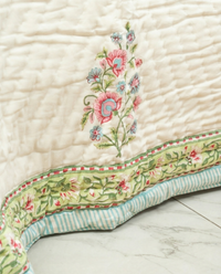 Saanjh Hand Block Quilt