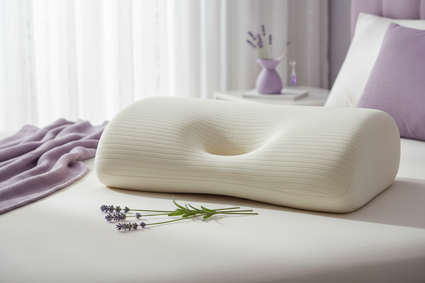 The Sense of Dreams Lavender Memory Pillow blends science and serenity — designed to contour your neck and shoulders while releasing soothing lavender essence for better sleep.

Crafted from high-density memory foam and breathable bamboo fabric, it ensures cool comfort through every season.

Perfect for relieving stress, neck pain, and insomnia, this pillow redefines what true rest feels like.

Key Features:

High-resilience memory foam

Lavender aromatherapy microcapsules

Hypoallergenic and antimicrobial 